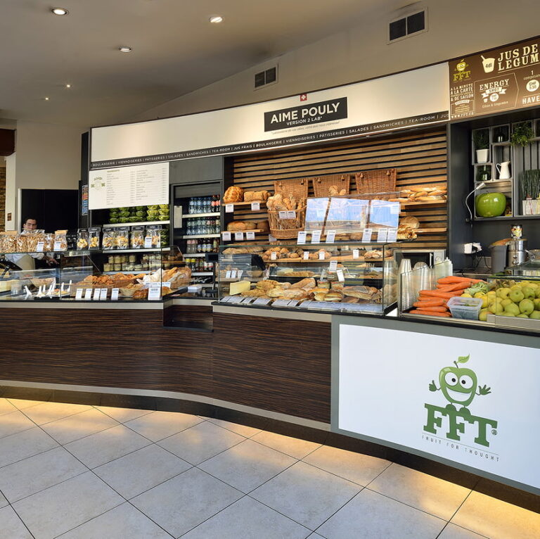 boulangerie présentation sur mesure
